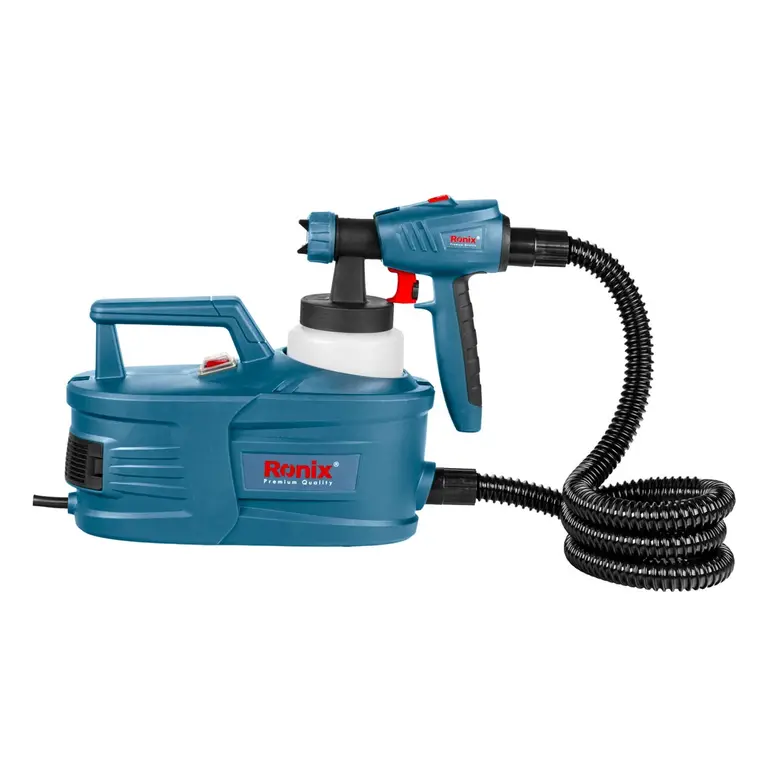 پیستوله برقی رونیکس مدل 1395 توان 950 وات خرطومی HVLP