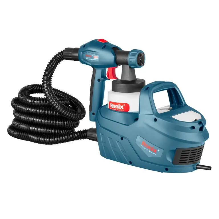 پیستوله برقی رونیکس مدل 1365 توان 650 وات خرطومی HVLP