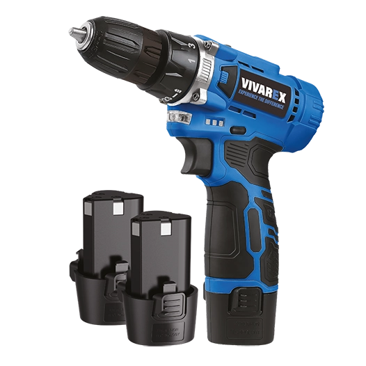 دریل شارژی ویوارکس مدل VR1215V-2B توان ۱۲ ولت 2 باتری