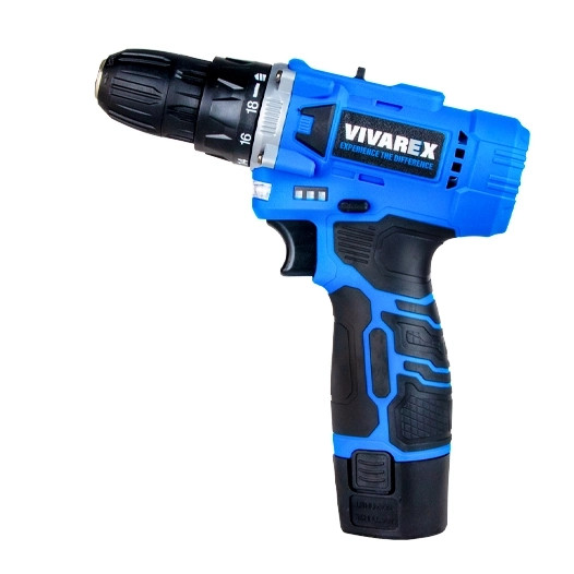 دریل شارژی ویوارکس مدل VR1215V-2B توان ۱۲ ولت 2 باتری