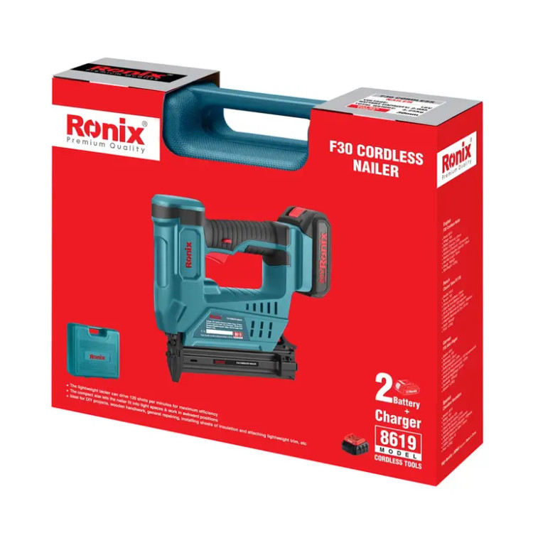 میخکوب شارژی رونیکس مدل 8619 اسکا 20 ولت (F30)